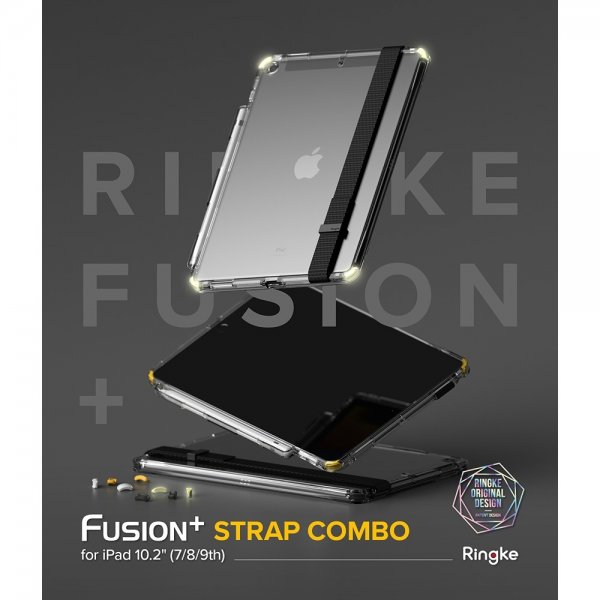Ringke iPad 10.2 (gen 7/8/9) Skal Fusion+ Strap Combo Lime Glow