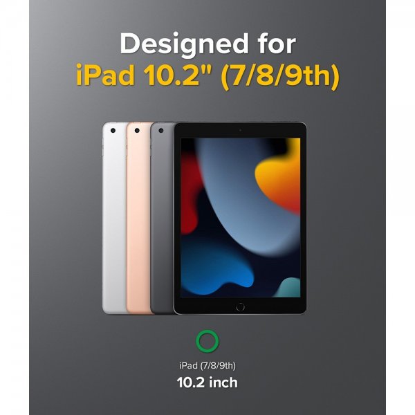 Ringke iPad 10.2 (gen 7/8/9) Skal Fusion+ Strap Combo Lime Glow