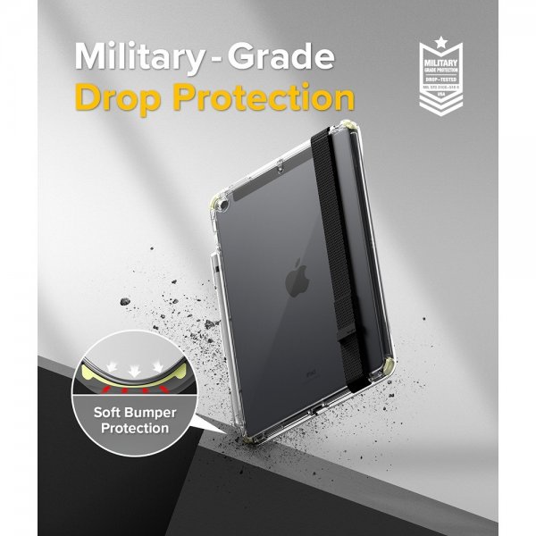 Ringke iPad 10.2 (gen 7/8/9) Skal Fusion+ Strap Combo Lime Glow
