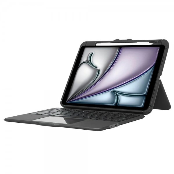 Targus iPad 10.9/11/Air 10.9/Air 11/Pro 11 Fodral med Tangentbord VersaVu Bluetooth Keyboard Case Nordic Svart