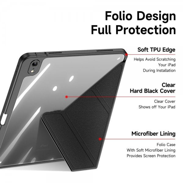 Dux Ducis iPad 10.9 (gen 10)/iPad 11 (A16) Fodral Magi Series Svart
