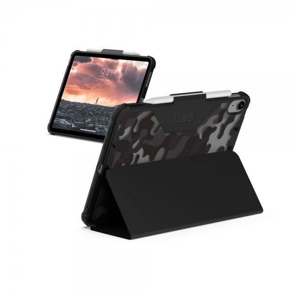 Urban Armor Gear (UAG) iPad 10.9 (gen 10)/iPad 11 (A16) Fodral Plyo Folio Midnight Camo