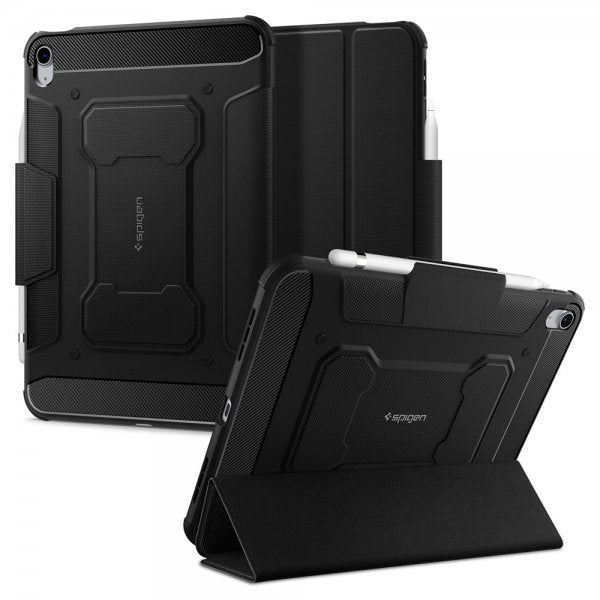 Spigen iPad 10.9 (gen 10)/iPad 11 (A16) Fodral Rugged Armor Pro Svart