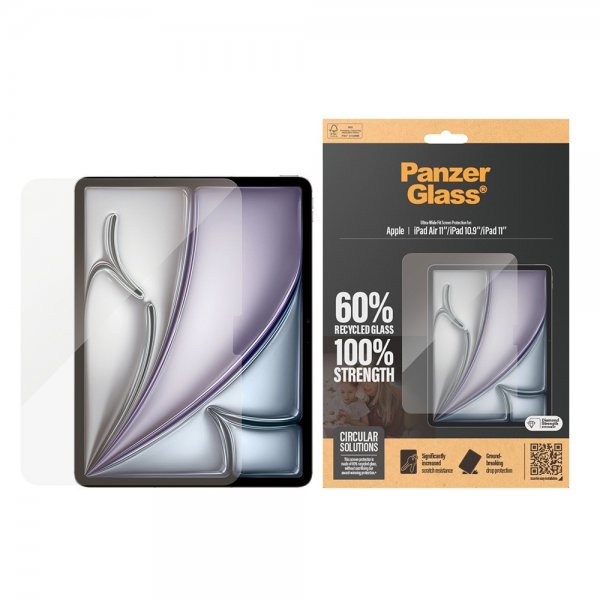 PanzerGlass iPad 10.9 (gen 10)/iPad 11 (A16)/iPad Air 11 (M2/M3/M4) Skärmskydd Ultra-Wide Fit
