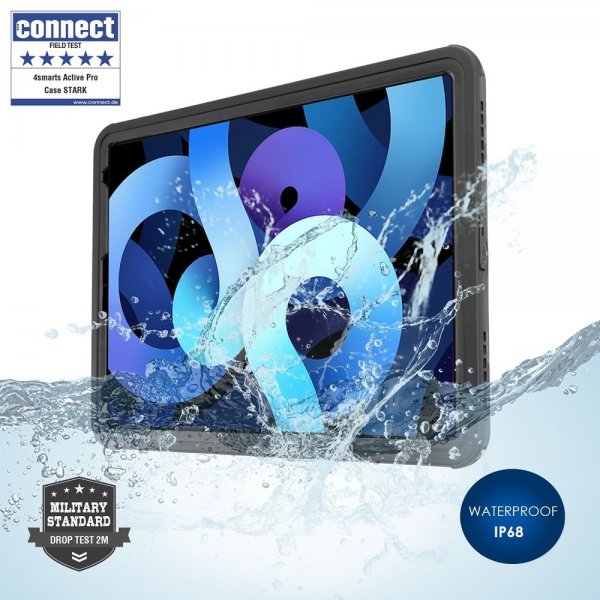 4smarts iPad 10.9 (gen 10)/iPad 11 (A16) Skal Active Pro Rugged Case Stark Svart