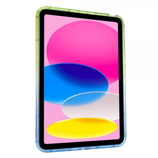 iPad 10.9 (gen 10)/iPad 11 (A16) Skal Braided Grön Blå