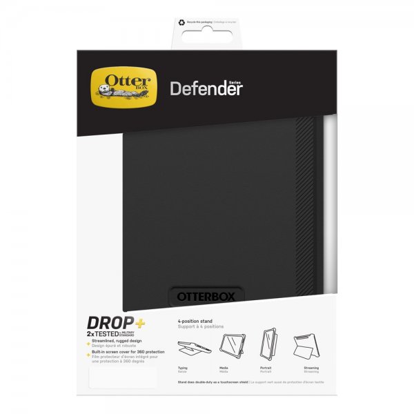 Otterbox iPad 10.9 (gen 10)/iPad 11 (A16) Skal Defender Svart