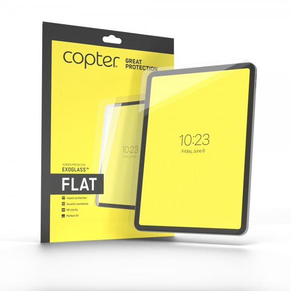 Copter iPad 10.9 (gen 10)/iPad 11 (A16) Skärmskydd Exoglass Flat
