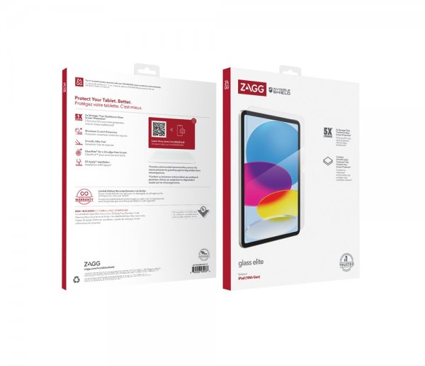 ZAGG InvisibleShield iPad 10.9 (gen 10)/iPad 11 (A16) Skärmskydd Glass Elite