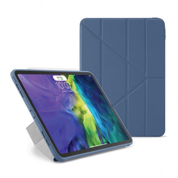 Pipetto iPad Pro 11 (gen 2/3/4) Origami Fodral Blå