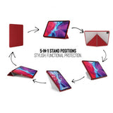 Pipetto iPad Pro 12.9 (gen 4/5/6) Origami Fodral Röd