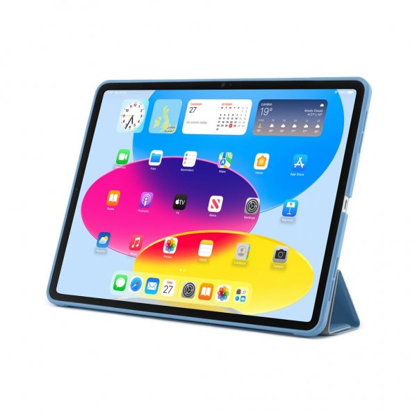 Pipetto iPad 10.9 (gen 10)/iPad 11 (A16) Fodral Origami No1 Original Case Ljusblå