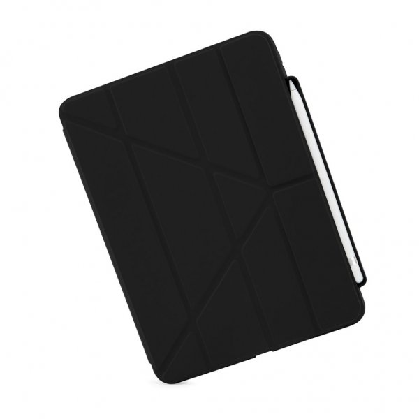 Pipetto iPad 10.9 (gen 10)/iPad 11 (A16) Fodral Origami No3 Pencil Case Svart