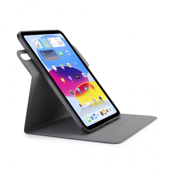 Pipetto iPad 10.9 (gen 10)/iPad 11 (A16) Fodral Rotating Folio Svart