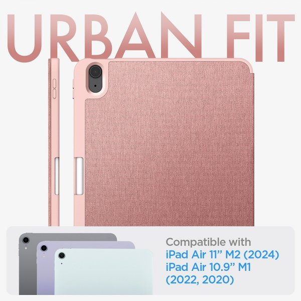 Spigen iPad Air 11 (M2/M3/M4) Fodral Urban Fit Roseguld