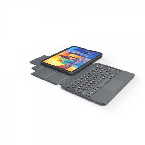 ZAGG iPad Air 10.9/iPad Pro 11 Fodral med tangentbord Pro Keys Trackpad Nordic Charcoal