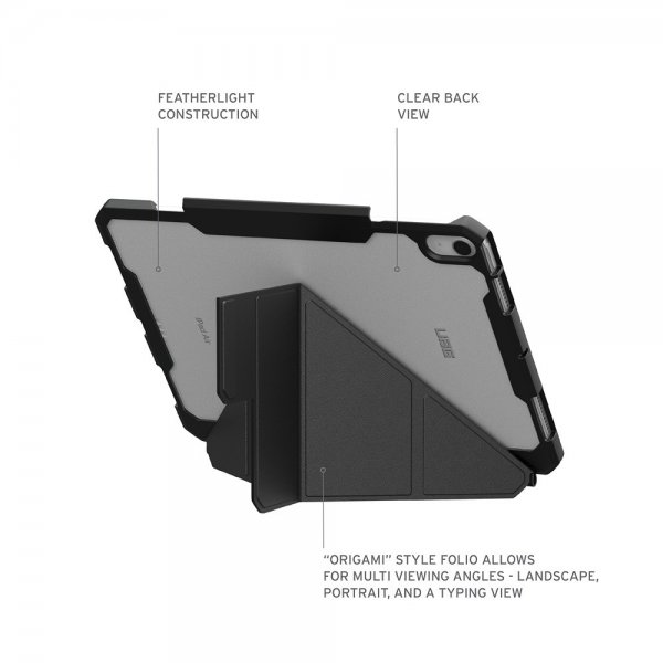 Urban Armor Gear (UAG) iPad Air 11 (M2/M3/M4) Fodral Essential Armor Svart