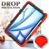 iPad Air 11 (M2/M3/M4) Skal Heavy Duty Armor Röd