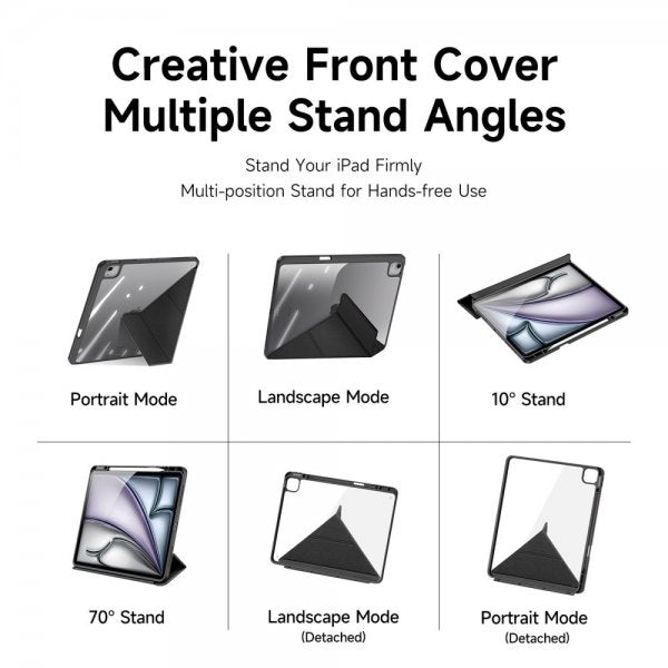 Dux Ducis iPad Air 13 (M2/M3/M4) Fodral Magi Series Svart