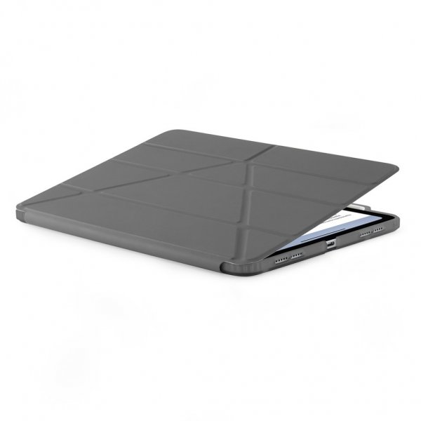 Pipetto iPad Air 13 (M2/M3/M4) Fodral Origami No3 Pencil Case Grå