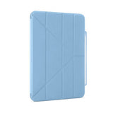 Pipetto iPad Air 13 (M2/M3/M4) Fodral Origami No3 Pencil Case Ljusblå