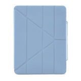 Pipetto iPad Air 13 (M2/M3/M4) Fodral Origami No3 Pencil Case Ljusblå