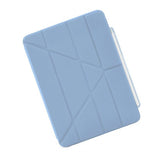Pipetto iPad Air 13 (M2/M3/M4) Fodral Origami No3 Pencil Case Ljusblå