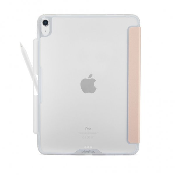 Pipetto iPad Air 13 (M2/M3/M4) Fodral Origami No3 Pencil Case Metallic Rosa