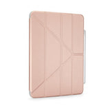 Pipetto iPad Air 13 (M2/M3/M4) Fodral Origami No3 Pencil Case Metallic Rosa