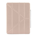 Pipetto iPad Air 13 (M2/M3/M4) Fodral Origami No3 Pencil Case Metallic Rosa