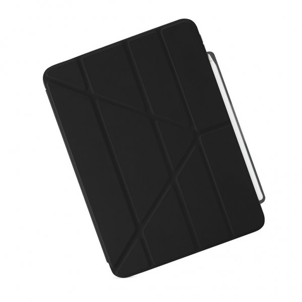 Pipetto iPad Air 13 (M2/M3/M4) Fodral Origami No3 Pencil Case Svart