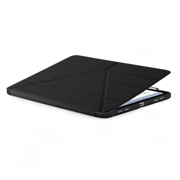 Pipetto iPad Air 13 (M2/M3/M4) Fodral Origami No3 Pencil Case Svart