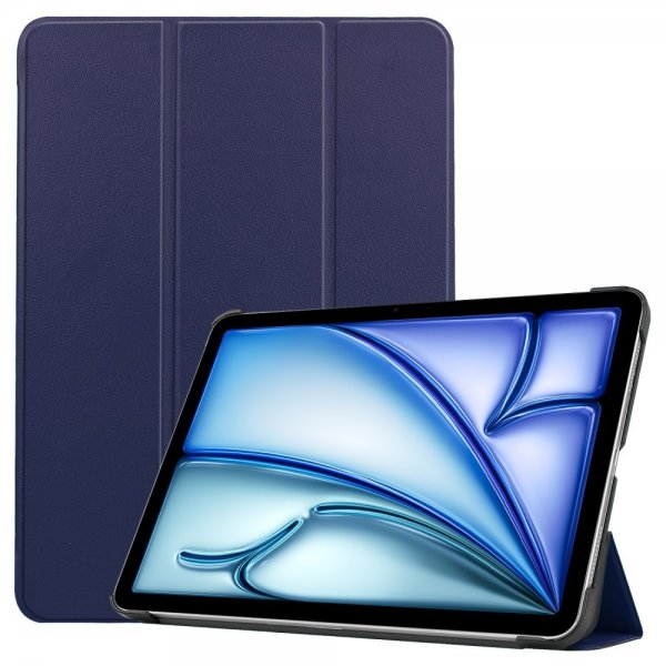iPad Air 13 (M2/M3/M4) Fodral Trifold Blå