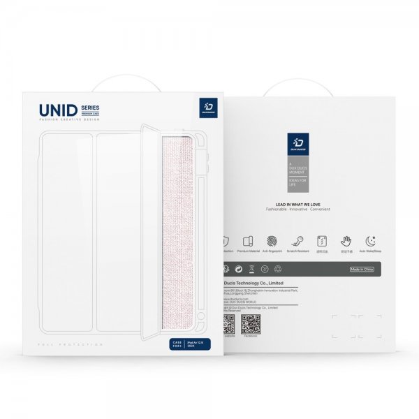 Dux Ducis iPad Air 13 (M2/M3/M4) Fodral UNID Series Rosa