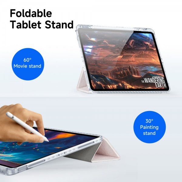 Dux Ducis iPad Air 13 (M2/M3/M4) Fodral UNID Series Rosa