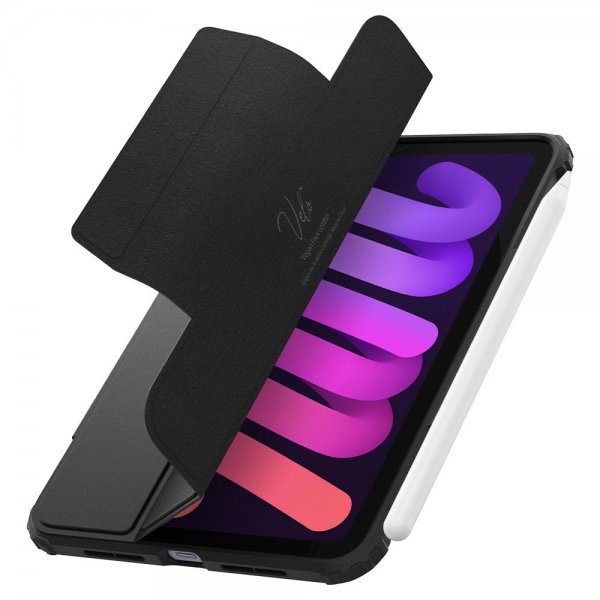 Spigen iPad mini (gen 6)/iPad mini (A17 Pro) Fodral Ultra Hybrid Pro Svart