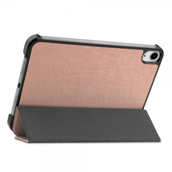 iPad mini (gen 6)/iPad mini (A17 Pro) Fodral Vikbart Smart Roseguld