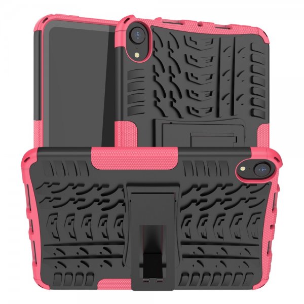 iPad mini (gen 6)/iPad mini (A17 Pro) Skal Däckmönster Stativfunktion Magenta