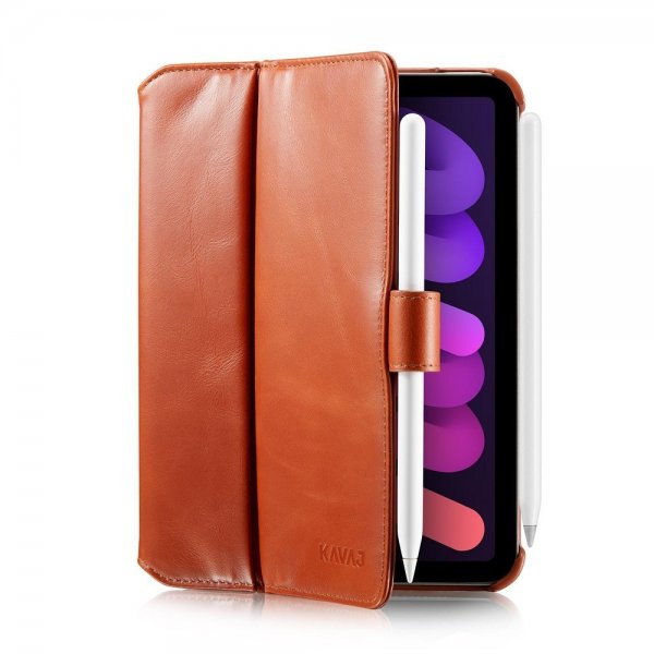 KAVAJ iPad mini (gen 6)/iPad mini (A17 Pro) Fodral London Brun