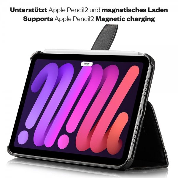 KAVAJ iPad mini (gen 6)/iPad mini (A17 Pro) Fodral London Svart