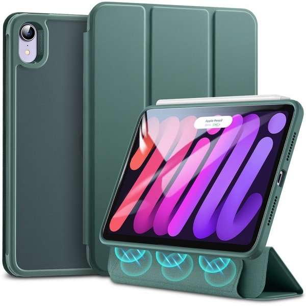 ESR iPad mini (gen 6)/iPad mini (A17 Pro) Fodral Rebound Hybrid Grön