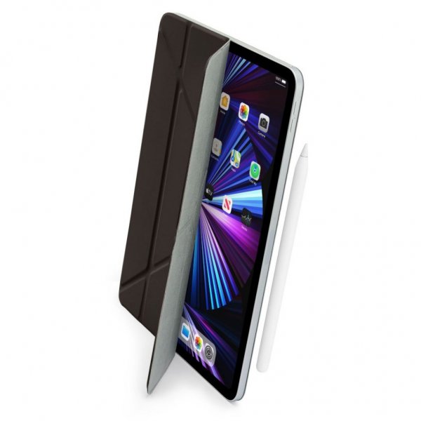 Pipetto iPad Pro 11 (gen 2/3/4)/iPad Air 10.9 (gen 4/5) Fodral Origami No4 folio Svart