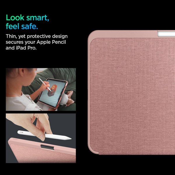Spigen iPad Pro 11 (M4/M5) Fodral Urban Fit Roseguld