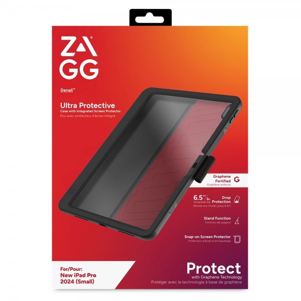 ZAGG iPad Pro 11 (M4/M5) Skal med Skärmskydd Denali Svart