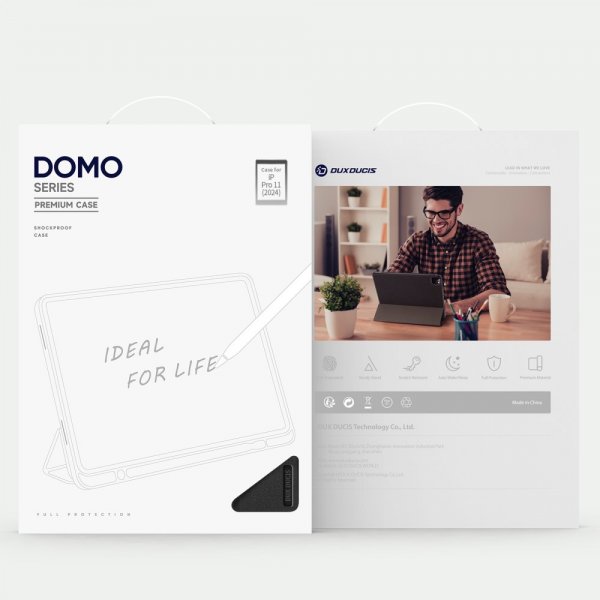 Dux Ducis iPad Pro 11 (M4/M5) Fodral DOMO Series Svart