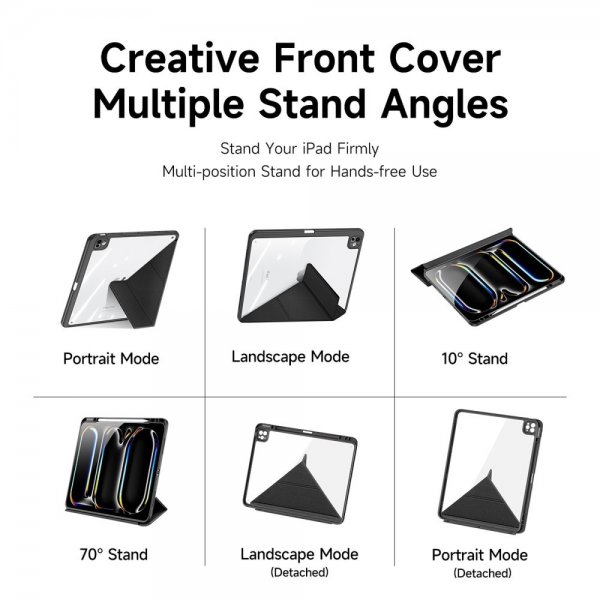 Dux Ducis iPad Pro 11 (M4/M5) Fodral Magi Series Svart