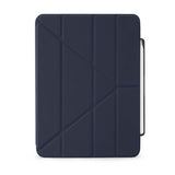 Pipetto iPad Pro 11 (M4/M5) Fodral Origami No3 Pencil Case Mörkblå