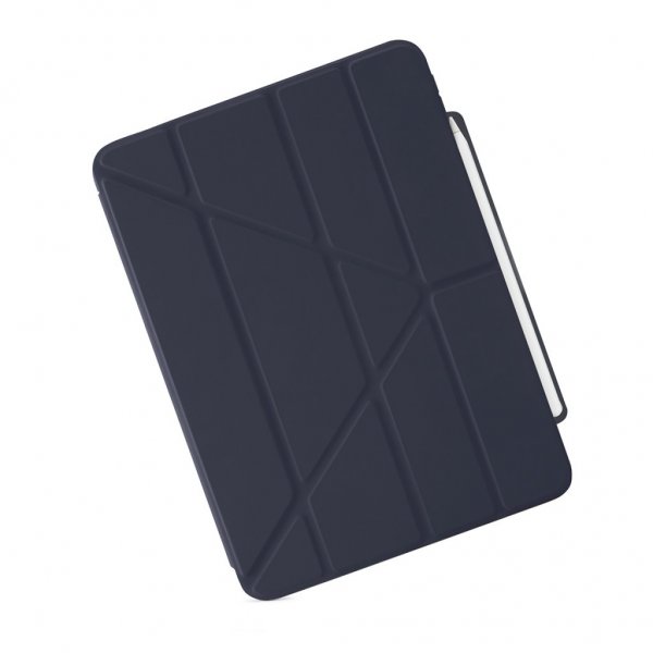 Pipetto iPad Pro 11 (M4/M5) Fodral Origami No3 Pencil Case Mörkblå