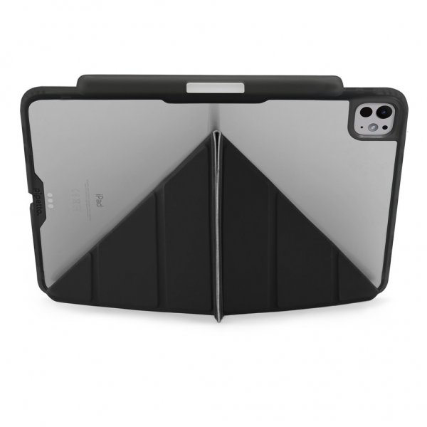 Pipetto iPad Pro 11 (M4/M5) Fodral Origami No3 Pencil Case Svart