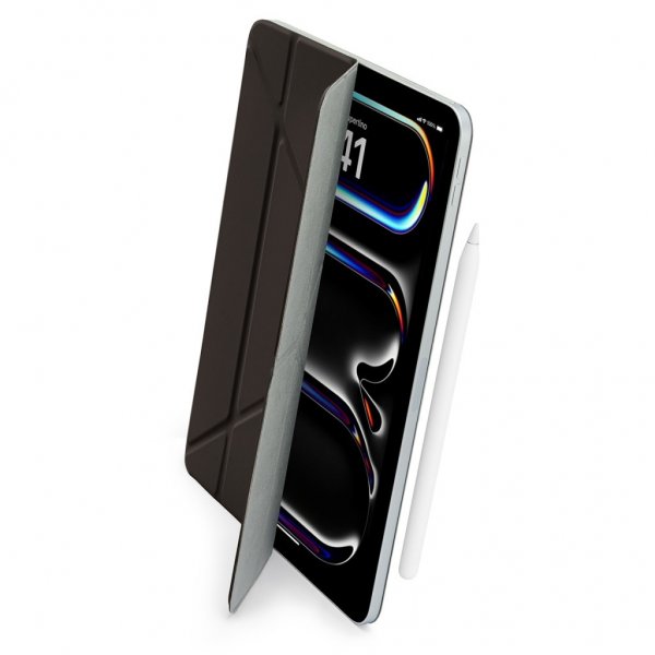 Pipetto iPad Pro 11 (M4/M5) Fodral Origami No4 Slim Folio Case Svart